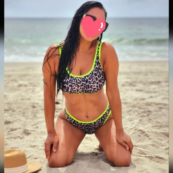 bikini cheetah/leopard print - Picture 2 of 4